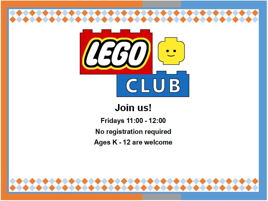 Lego Club – Larsen-Sant Public Library